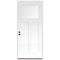 Codel Doors 36" x 96" Primed White Shaker Exterior Fiberglass Door 3080RHISPSF3PSHK69161DB - alternate 1